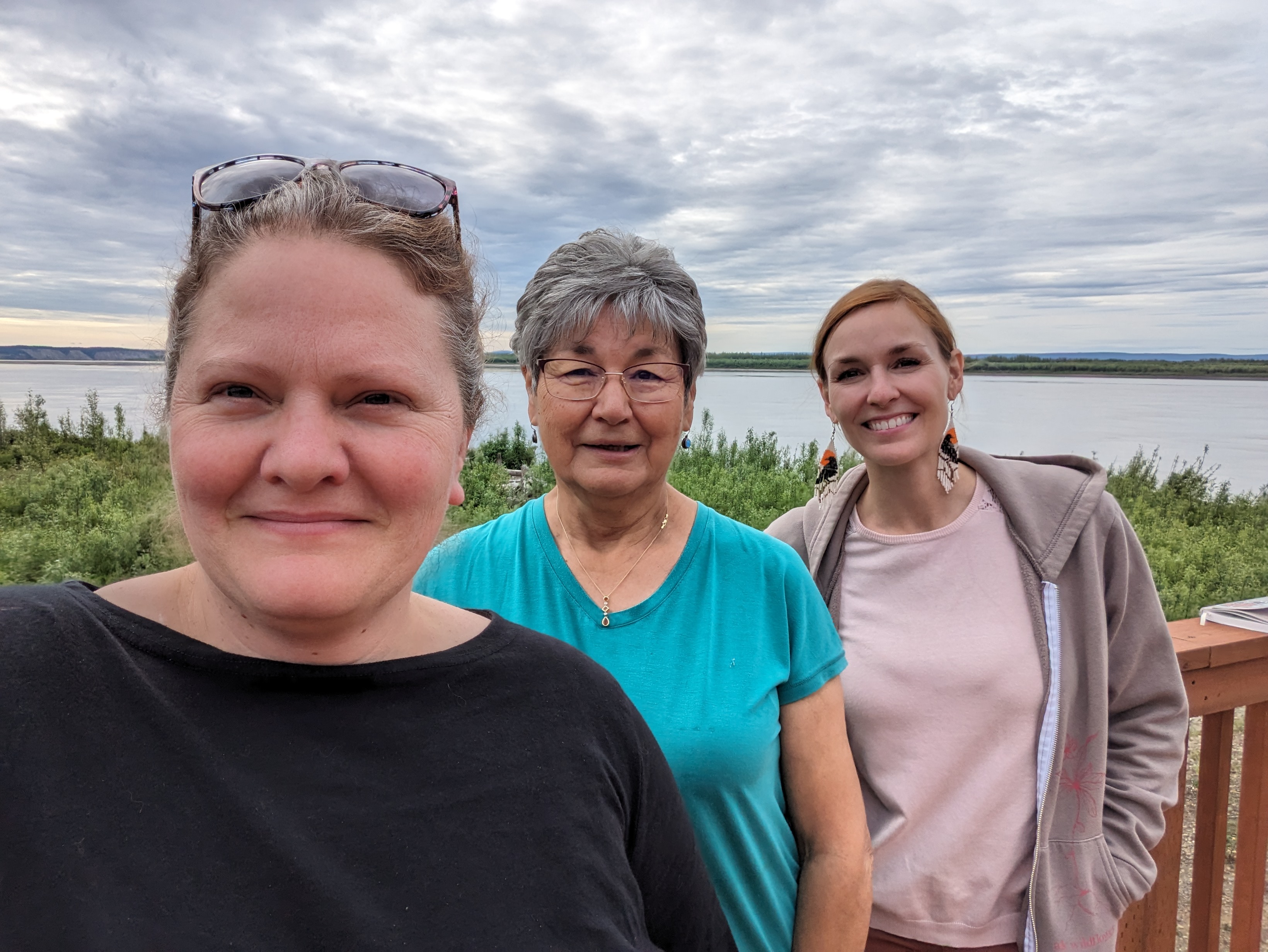 Jennifer Rachels, leader for Alaska’s RPN team; Agnes Sweetsir, Administrator of Yukon Koyukuk Elder Assisted Living Facility; and Julia Hnilicka, USDA RD State Director, during a recent visit to Galena, Alaska. 
