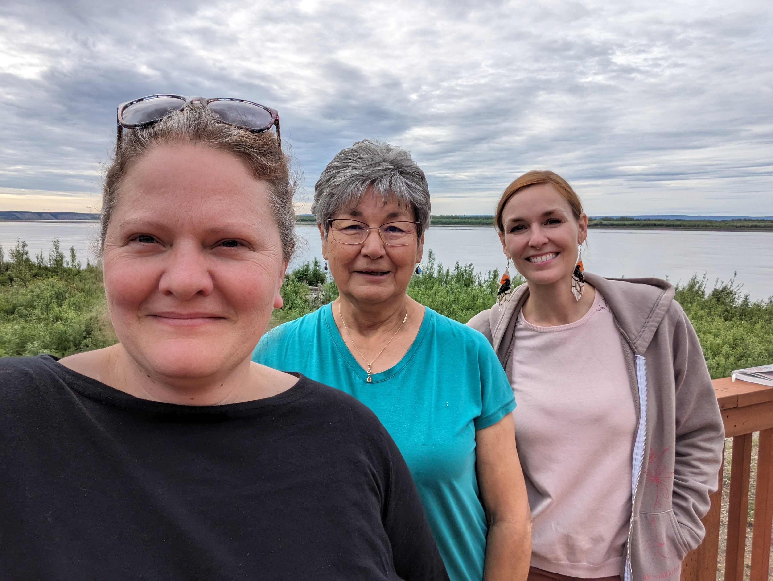 Jennifer Rachels, leader for Alaska’s RPN team; Agnes Sweetsir, Administrator of Yukon Koyukuk Elder Assisted Living Facility; and Julia Hnilicka, USDA RD State Director, during a recent visit to Galena, Alaska.