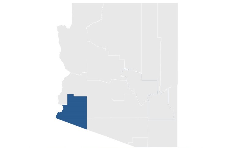 Cocopah Indian Tribe Map