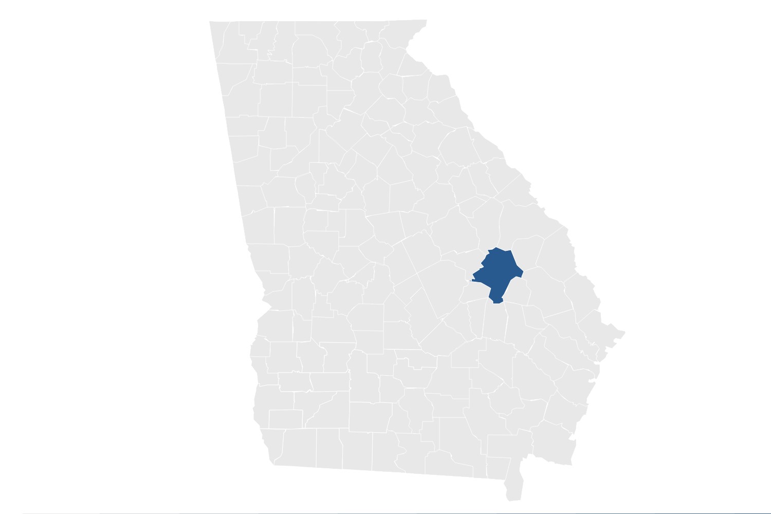 Emanuel County Map