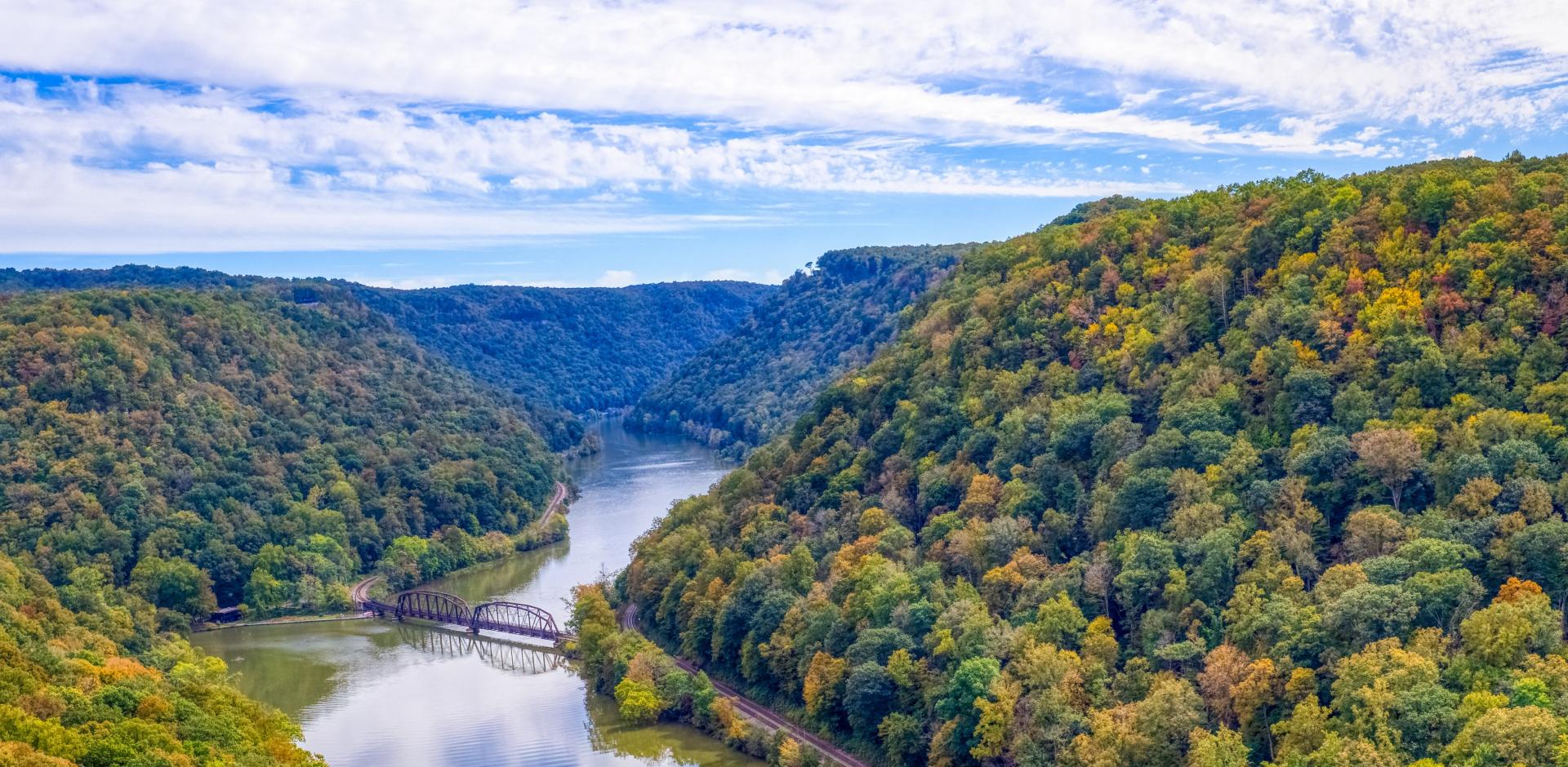 WV Mountain Range Skyline